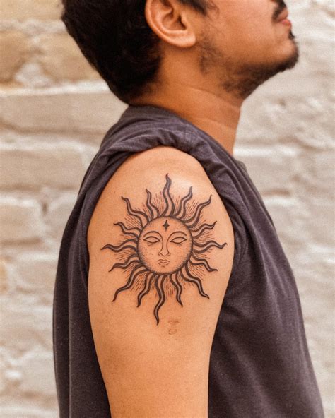 sun tattoos for men|More.